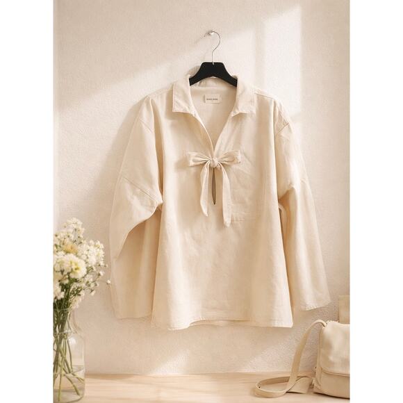 Brand new Rudy Jude high season fisherman smock natural L - Picture 2 of 5